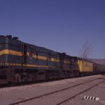 El Granadino en la estación de Huércal-Overa 1984 (José A. Gómez Martínez)